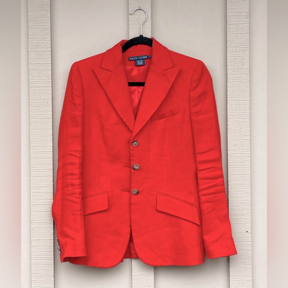 Ralph Lauren blazer - red